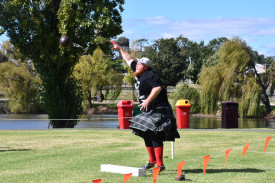 The strong men and women events were as popular as ever with the crowd.	