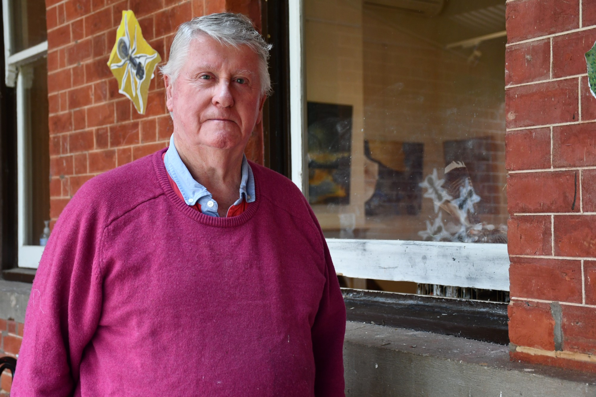 Avoca Arts and Gardens president Hugh Forster said the thieves entered Gallery 127 through the window.