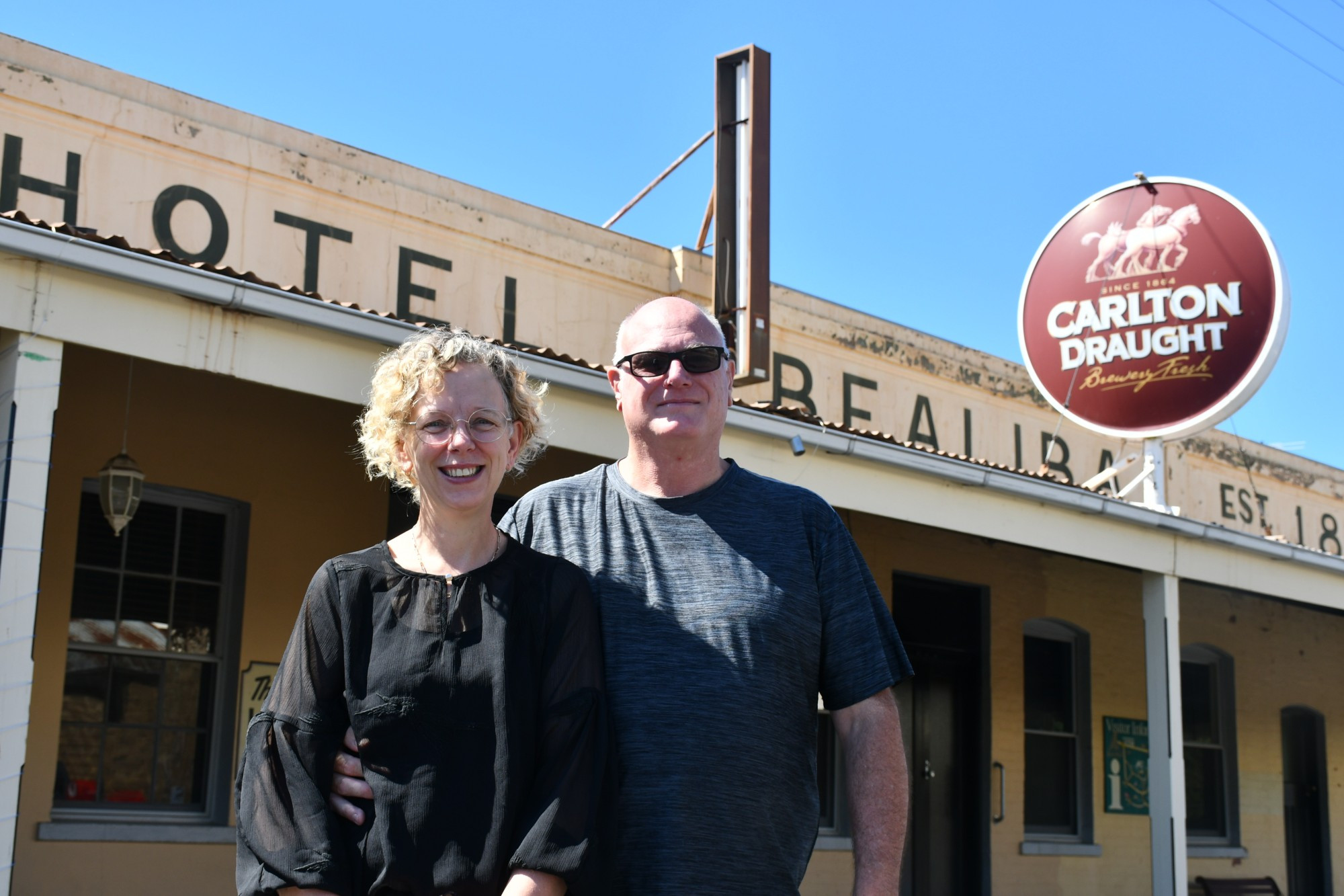 Jojo Naughton and John Maher are currently preparing the Evans Hotel for customers for the first time since 2016.