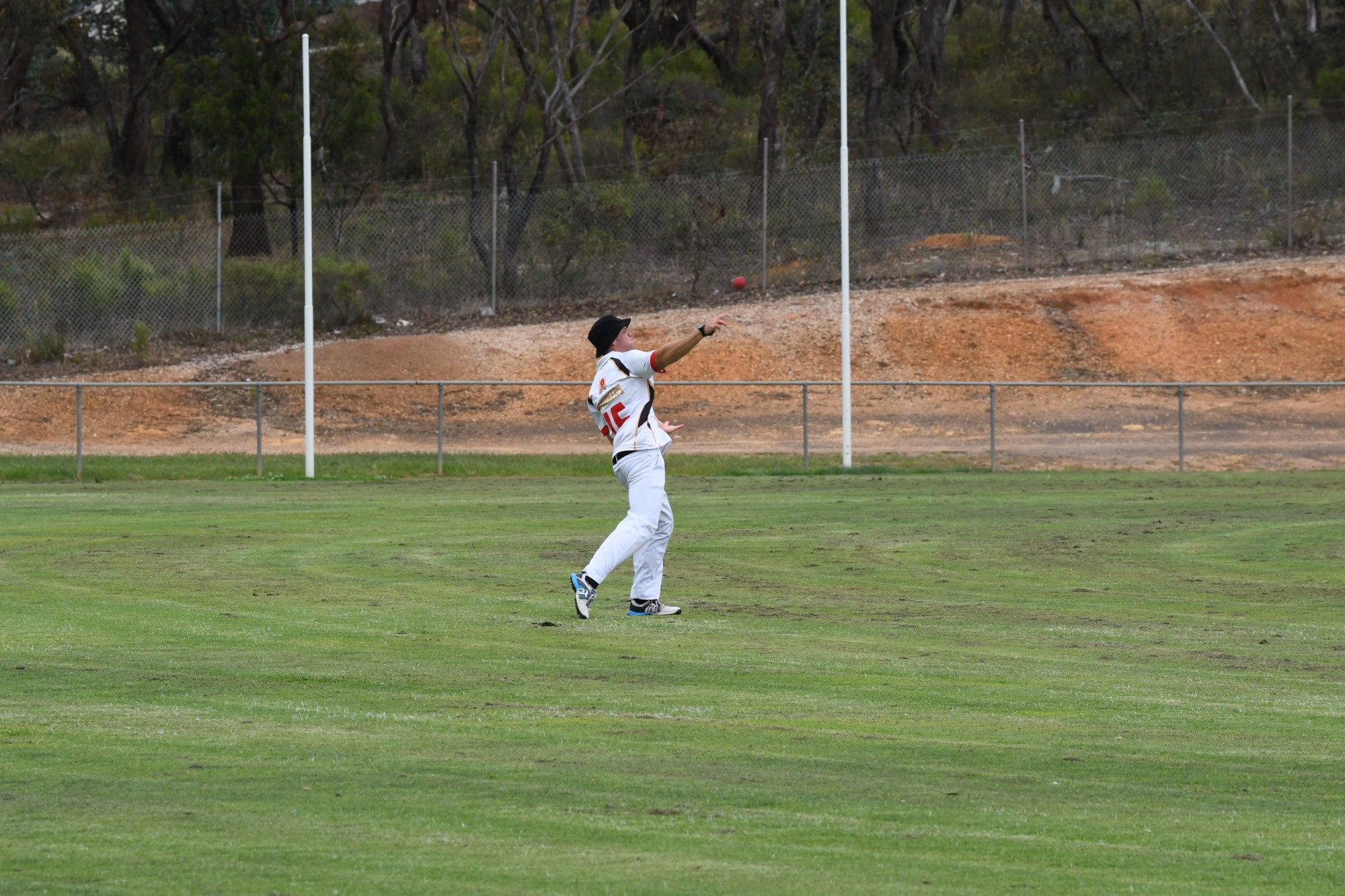 Lucas Hurse fields for Carisbrook on day one last week.