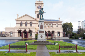 Post Office and Soldier Memorial