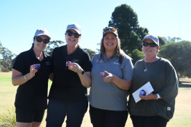 Aley Earl, Nancye Hillier, Courtney Norton and Hayley Henderson received an encouragement award.