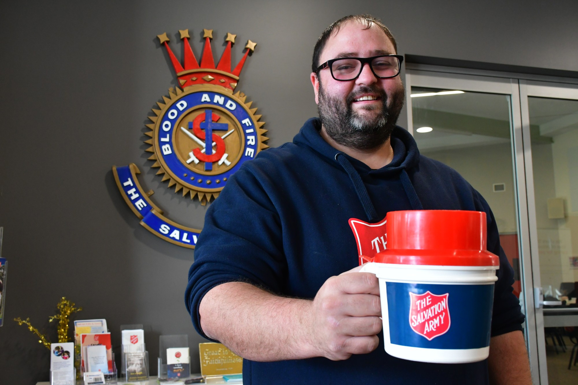 For over 60 years, The Maryborough Salvation Army has been red-ily available thanks to generous donations from the community to the Red Shield Appeal. Salvos captain Ron Stobie is hoping to hear more donations hit the jar as the organisation prepares for its trivia night and silent auction.