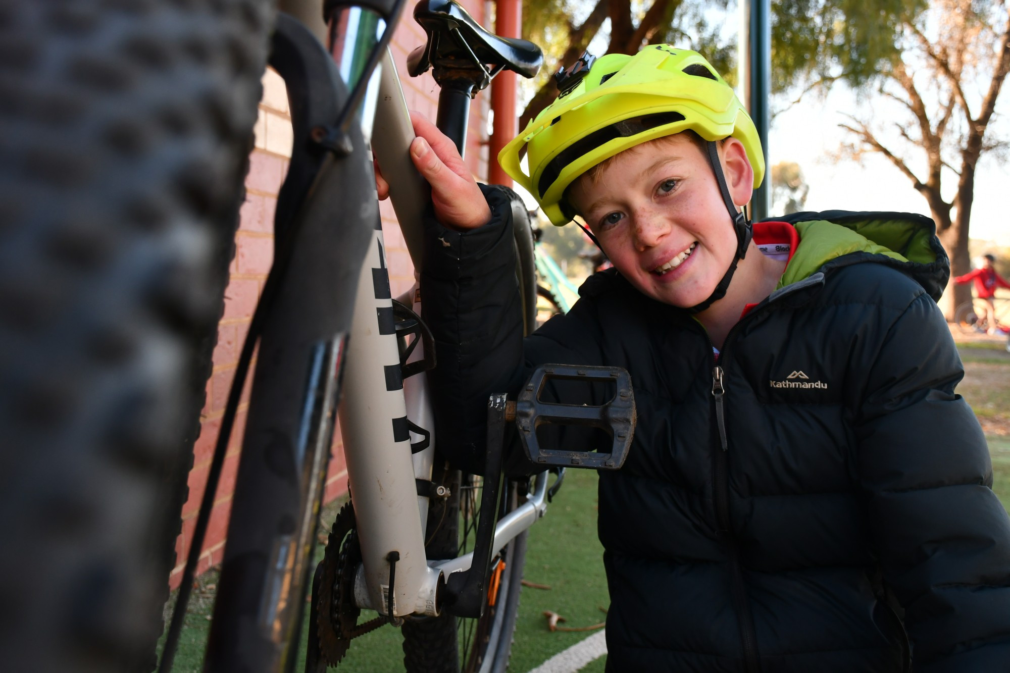 Carisbrook Primary School’s Charlie Jardine was one of many students to gear himself up with crucial cycling skills this week as part of workshops organised by Healthy Loddon Campaspe to promote the importance of staying active.