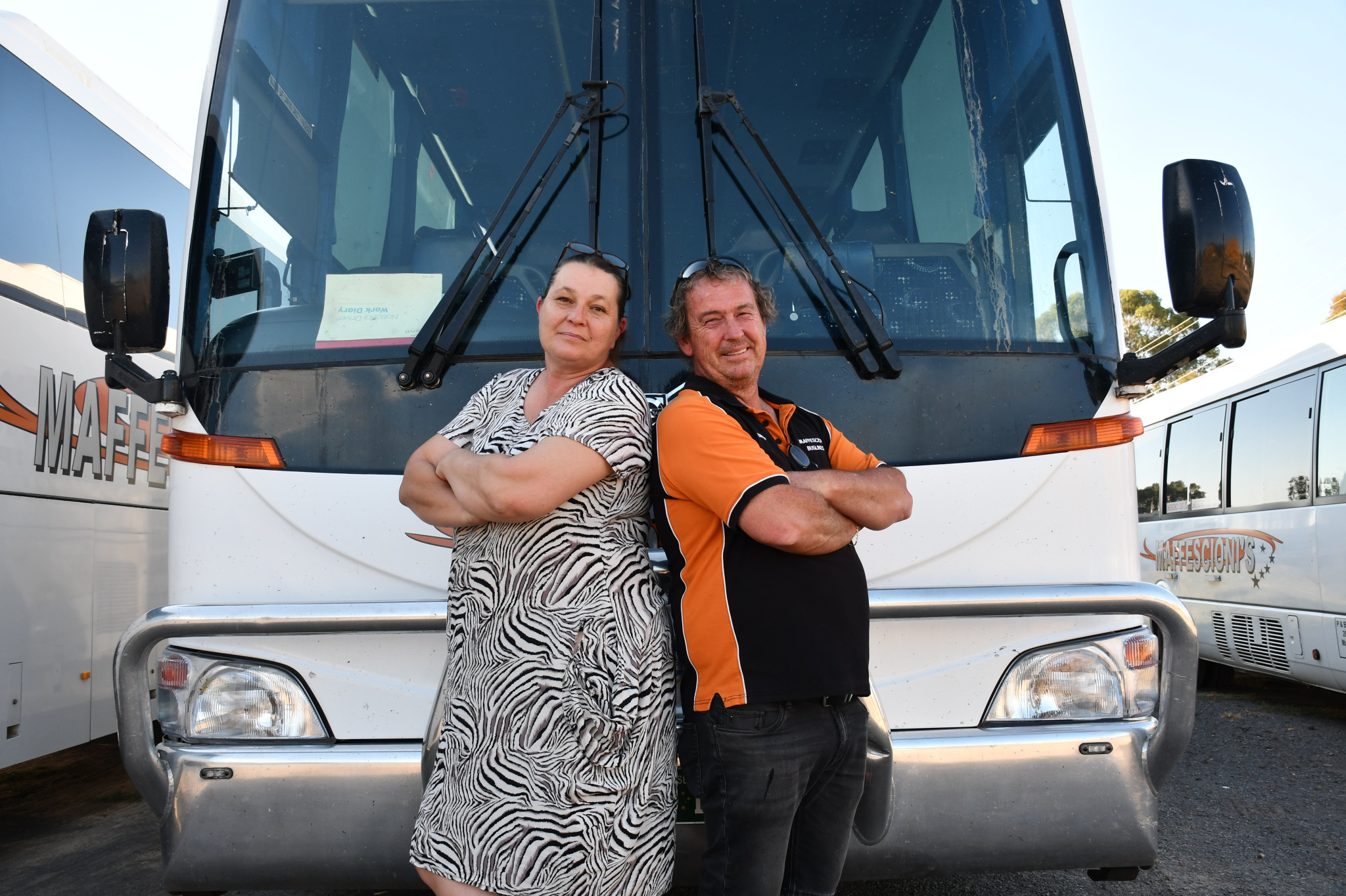 David and Natasha Maffescioni are on board for many more years of tours throughout the community.