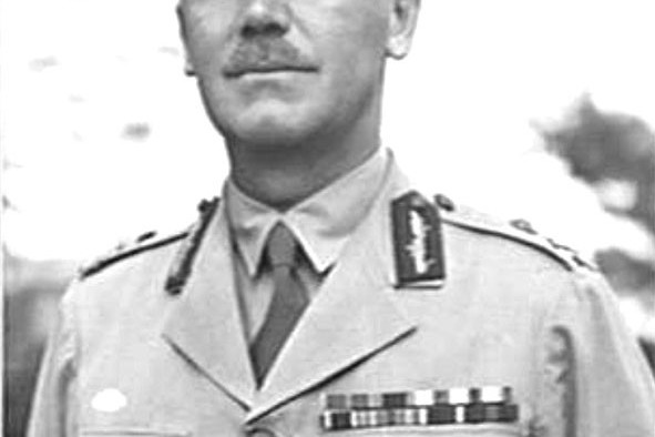 VX15 Major General Edmund Francis Herring, D.S.O., MC, ED, General Officer Commanding 6th Division, pictured in Cairo during World War II. Photo: Australian War Memorial.