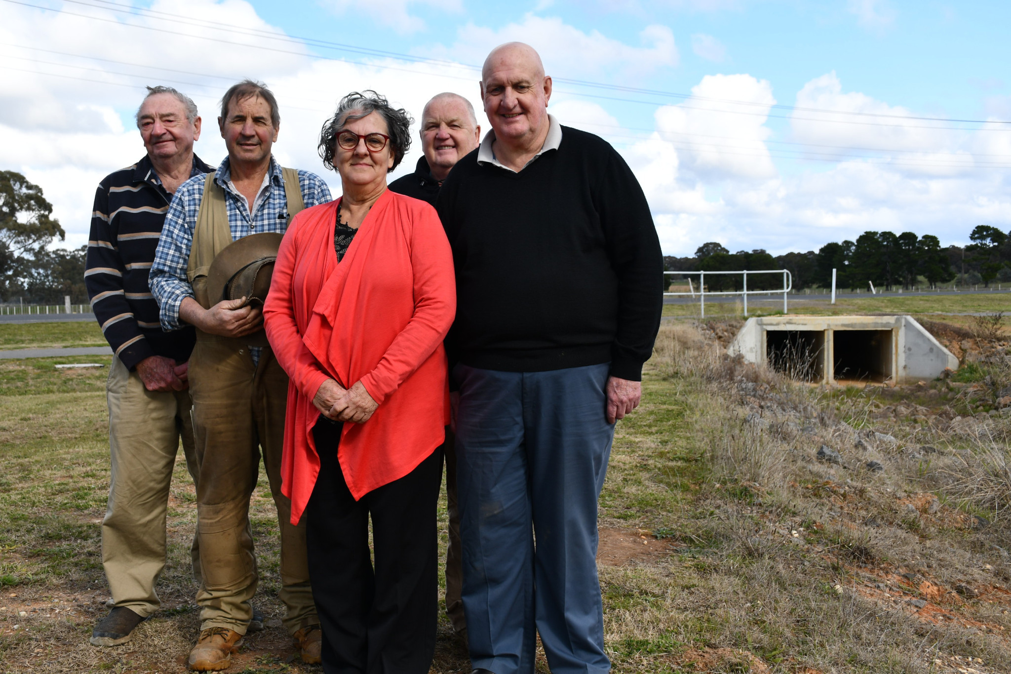 Carisbrook residents like Keith McLeish, Bryan Perry, Leonie Van Rooyen, Greg Corcoran and Ian Boucher were instrumental in pushing for the levee’s review.