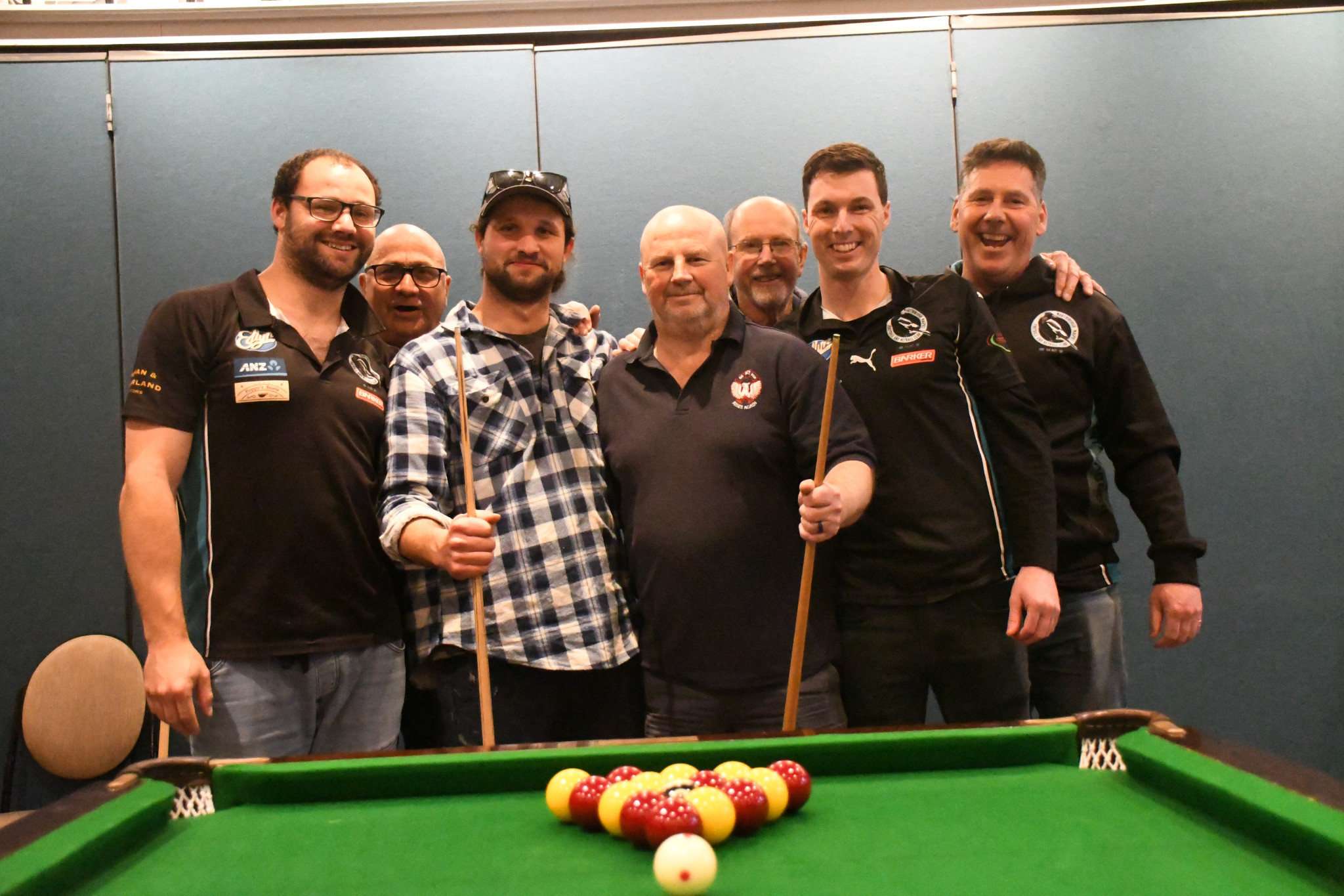 It was a big night of 8-Ball at the Highland Society, with the division one and two grand finals played. Magpies 2 took a thrilling grand final over Chalk is Cheap, winning 8-6.