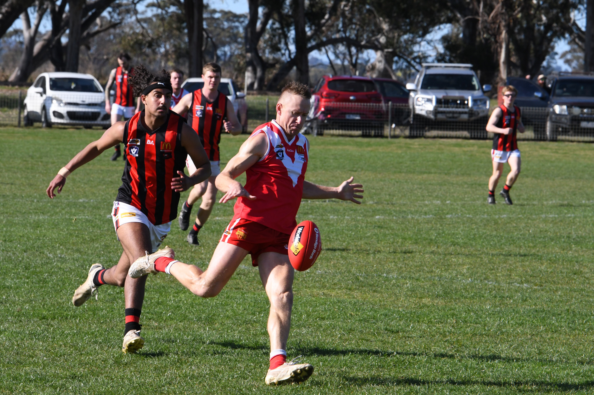 Stephen Ross is showing no signs of slowing down for Natte Bealiba, including in last week’s big win for the Swans against Maldon.