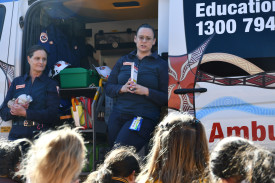 Ambulance Victoria Loddon Mallee paramedics Annie I’Anson and Amber Tuckerman talked about only calling Triple Zero (000) in emergencies.