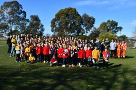 Students from Amphitheatre, Moonambel, Natte Yallock and Timor gathered at Talbot last Thursday.