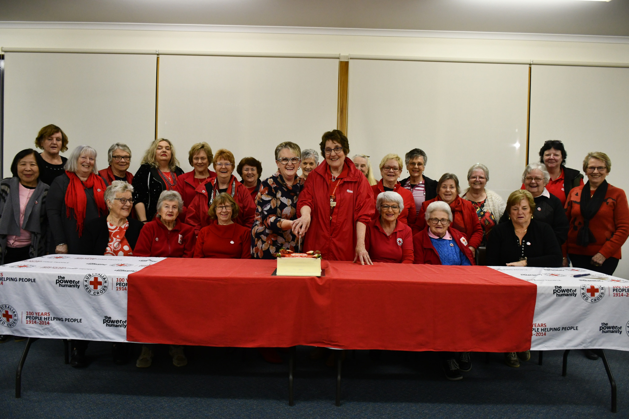 Maryborough Red Cross volunteers gathered on Monday to commemorate the organisation’s 110th anniversary.