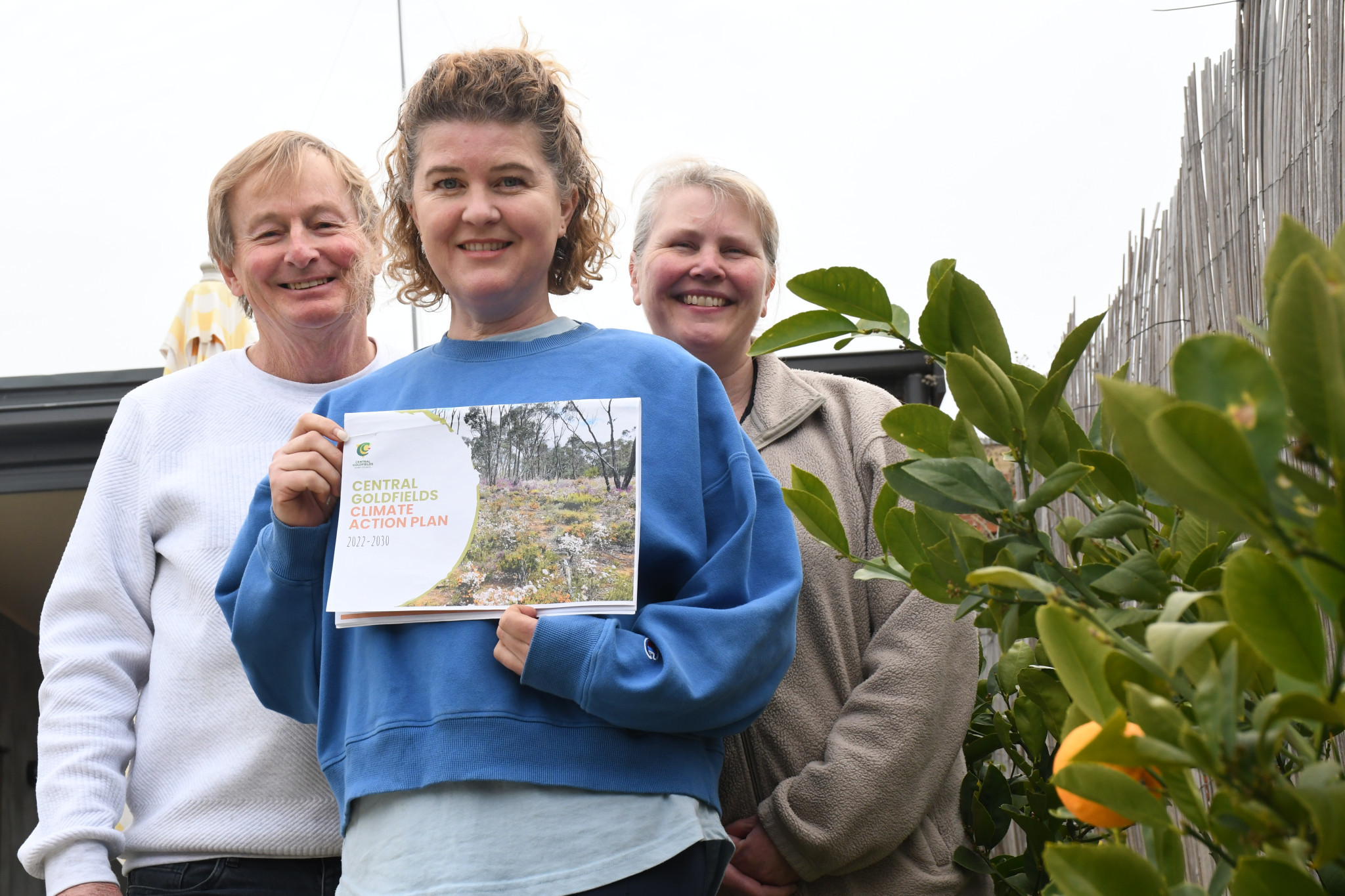 Tony Macer, Bec Ettridge and Colleen Stratford are encouraging local businesses to take steps towards becoming sustainable.