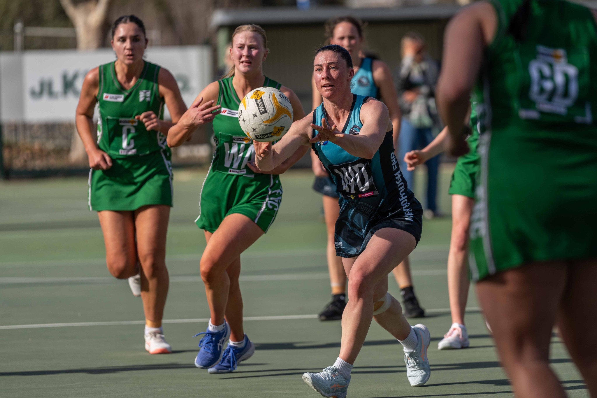 Amanda Durbridge made a welcome return to the Maryborough A reserve team on the weekend. Photos: Daryl Groves Photography.