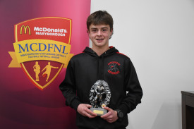 Carisbrook’s Harvey Rumpff won the under 14.5 football best and fairest.