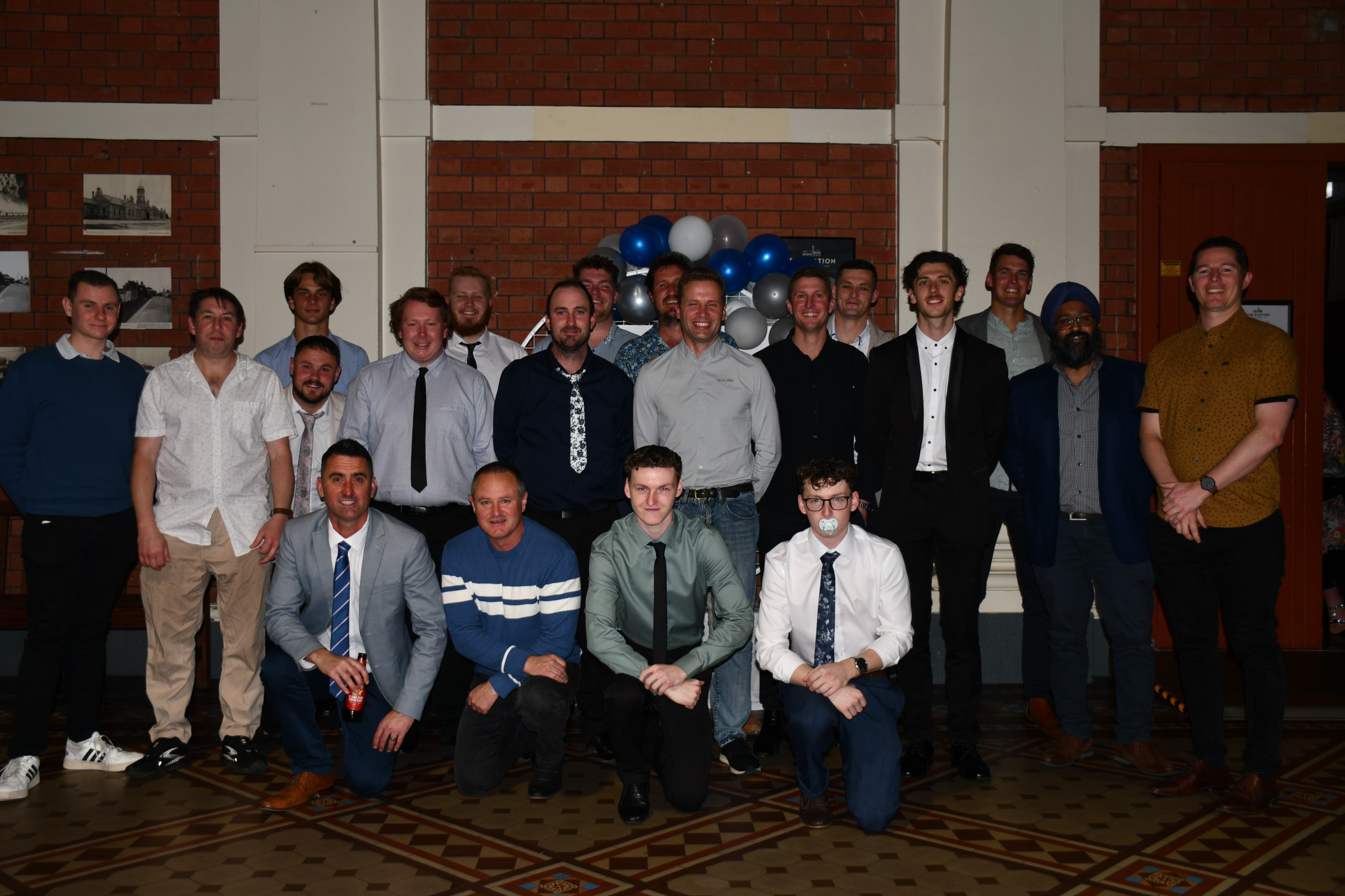 The Maryborough Soccer Club gathered at the Railway Cafe for their end-of-season celebrations.