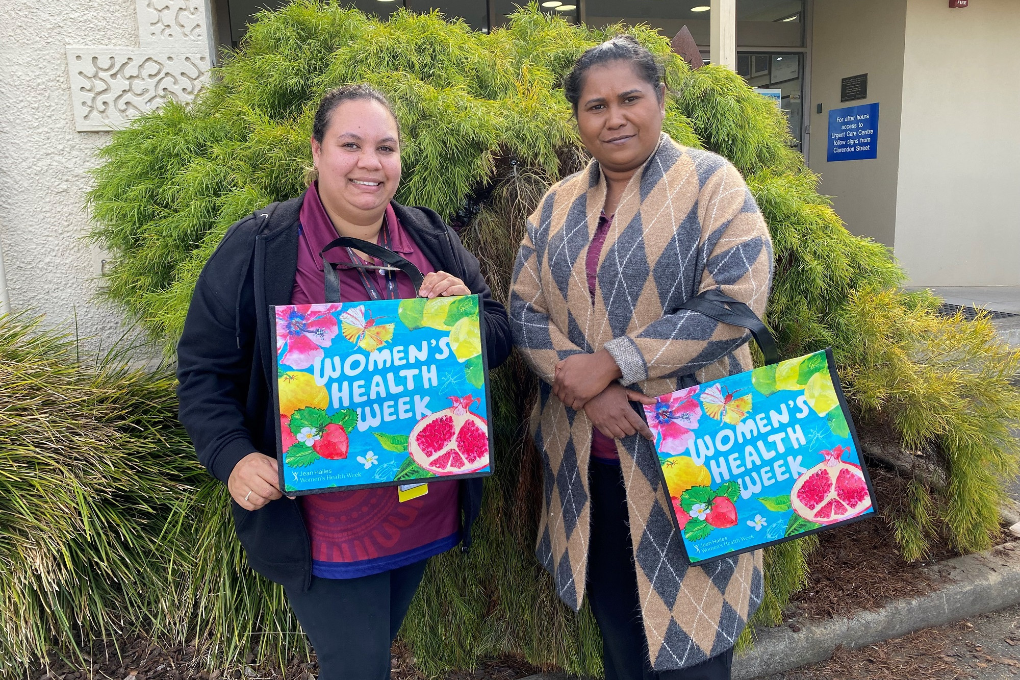 MDHS’ Tonya Fedel and Kymberley Williams are inviting First Nations Women to attend the SistaCare session at The Nest. Photo: Supplied.