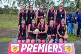 Carisbrook claimed the 13 and under netball premiership, denying the Maryborough Giants a chance at their first flag at their first attempt.