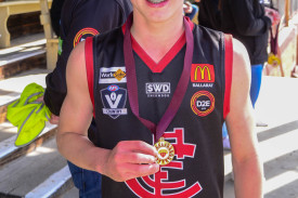 Harvey Rumpff completed a stellar season of football with a best on ground performance in the under 14.5 football grand final.