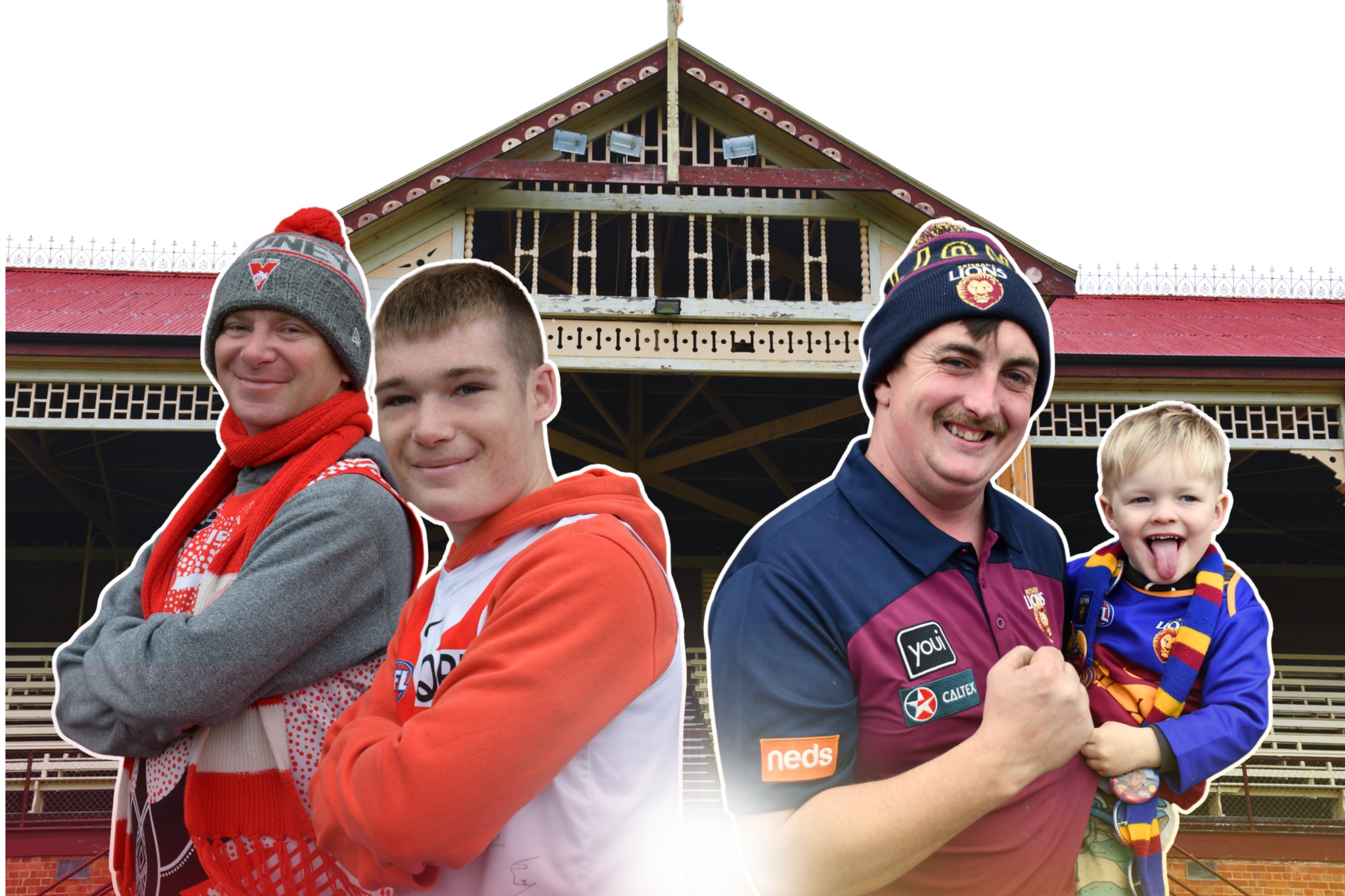 Maryborough locals have a big stake in tomorrow’s game as Graeme and Jude Gourley’s strong Swans outfit go up against Henry and Theo Potter’s roaring Lions.