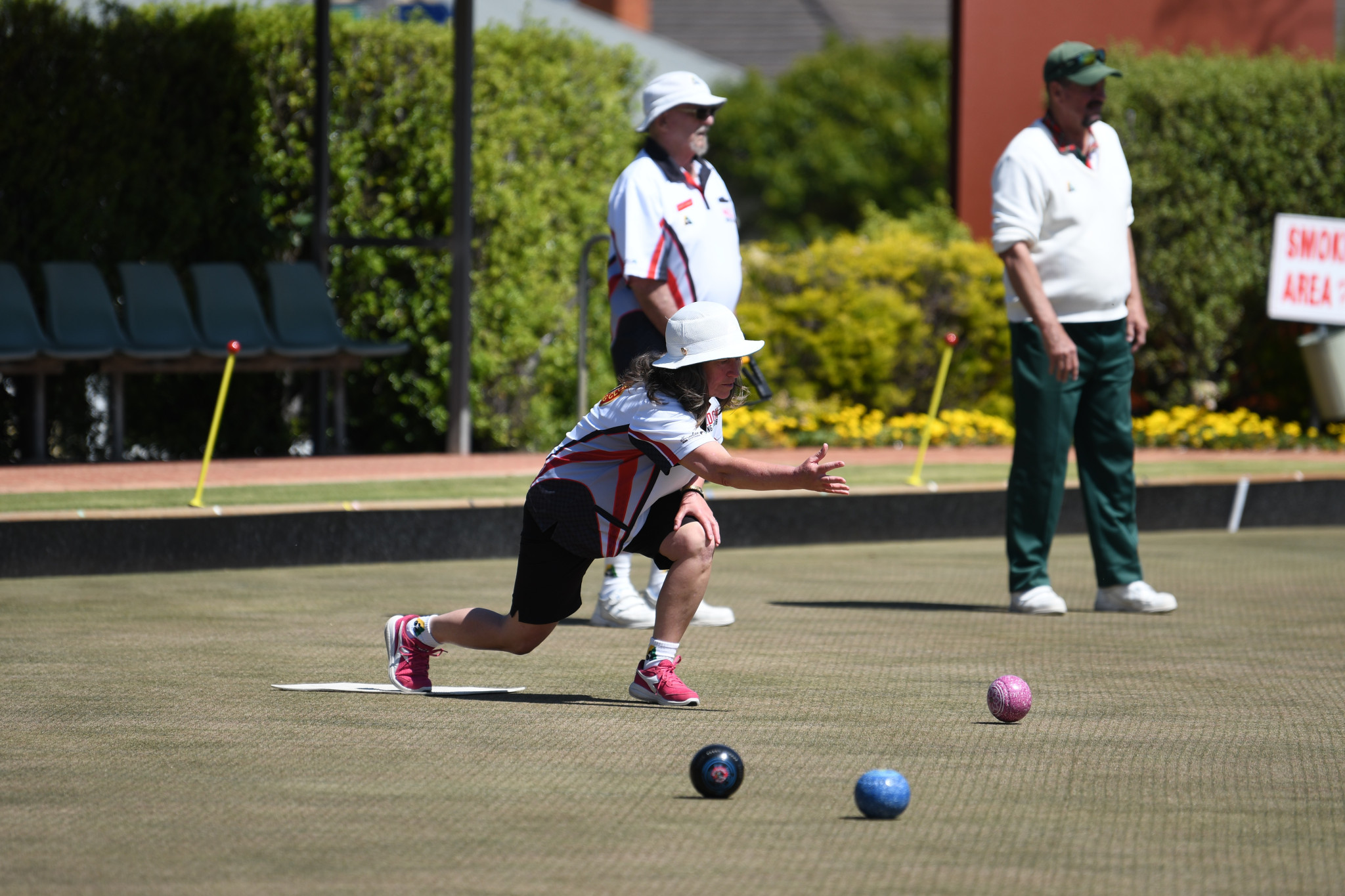 Annette Gilham played her part in Maldon’s big win against Highland in division two’s key result.