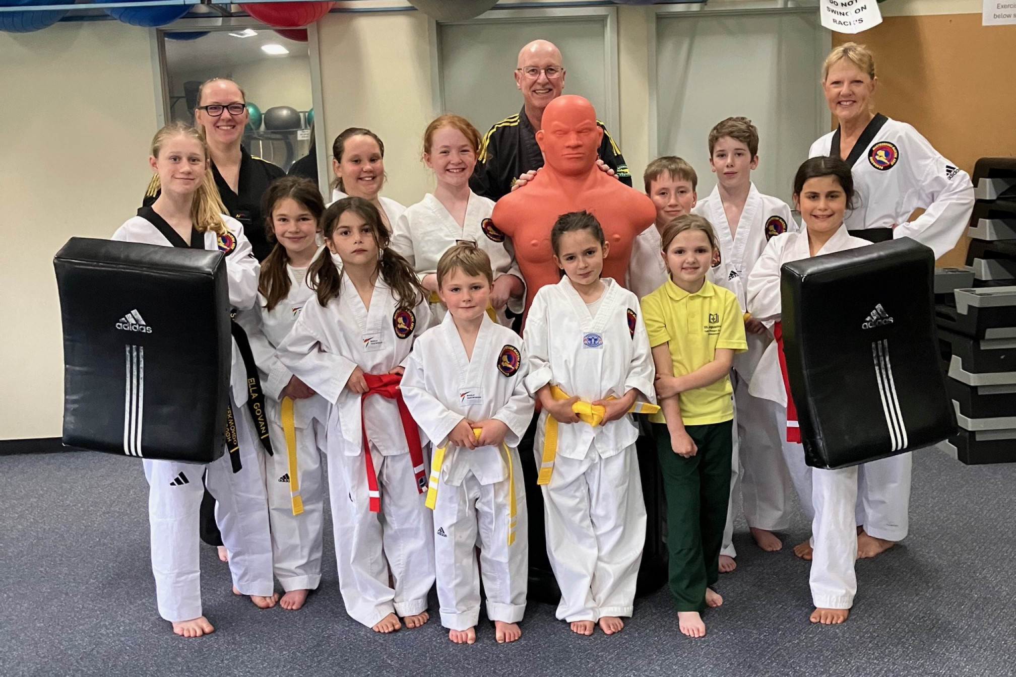 Maryborough Martial Arts celebrate the grading of Pearl Gaynor. Photo: Supplied.