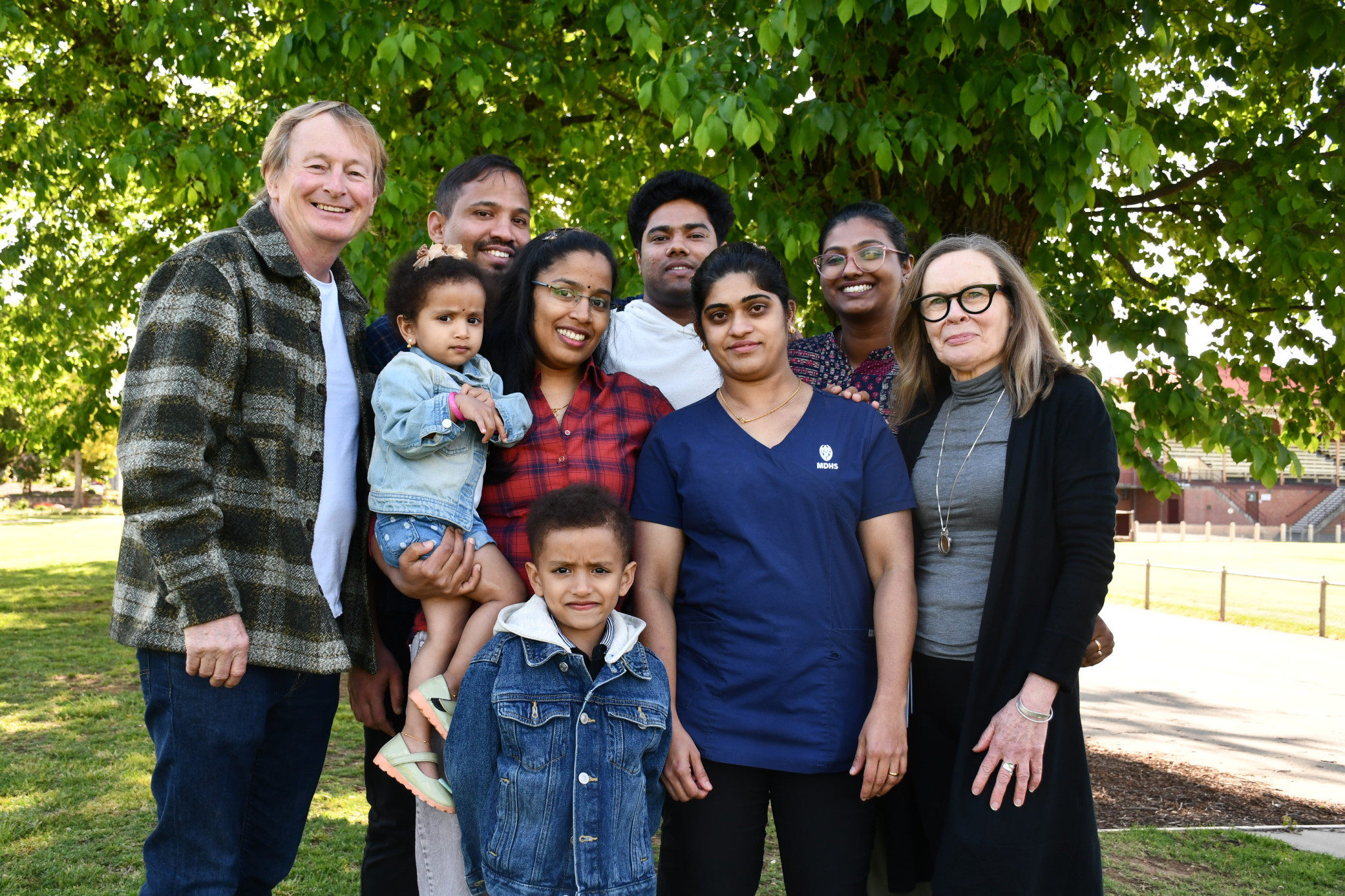 Tony Macer, Arun Varghese, Jijina Thomas, Natalia, Adam, Sameel Mahinsha, Kashmeera Thomas, Ceemol Sabu and Debra-Lee Holman are all looking forward to the dinner on Saturday.