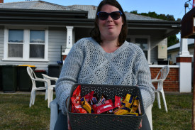 Tishara Howden was one of many locals providing treats.