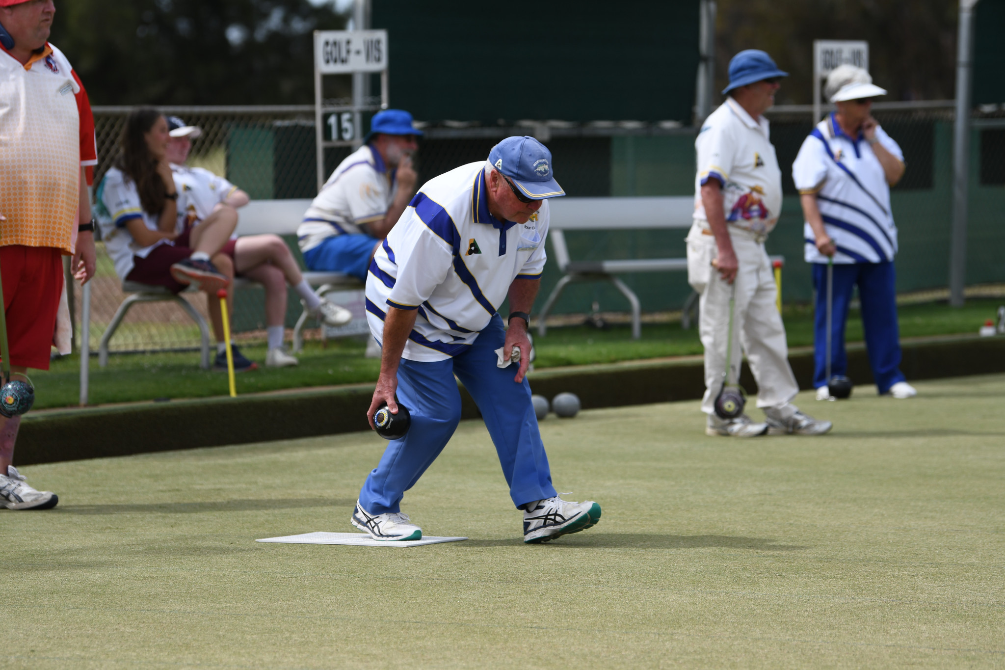 Kevin Prime helped deliver a victory for Maryborough Golf Blue on the weekend.