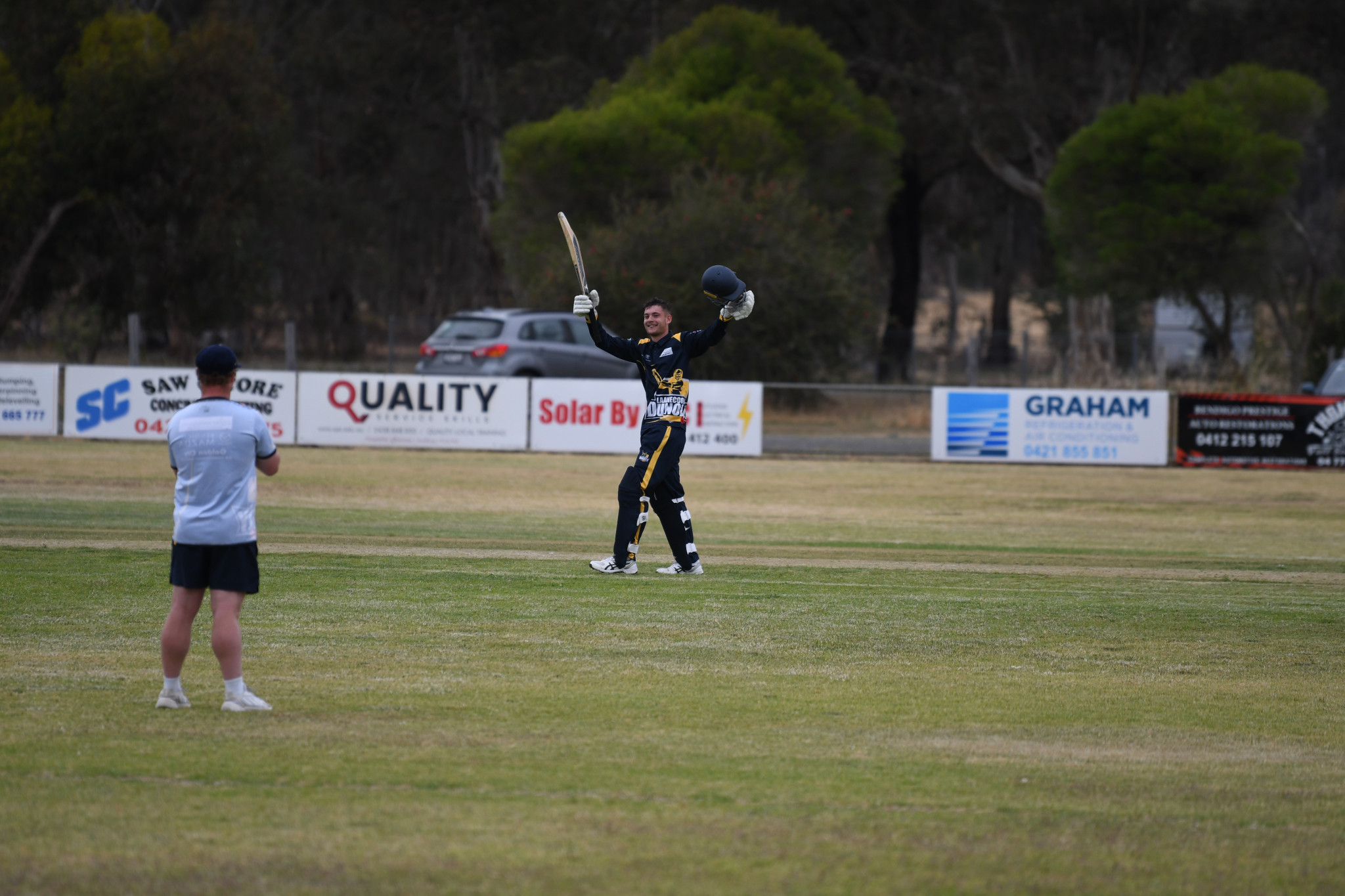 It was a special day for Alex Cook as the Briton brought up the first 100 of the young Maryborough District Cricket Association season, with his 116 coming off just 80 balls. Laanecoorie Dunolly continued on their merry way as they recorded a dominant 194-run victory.