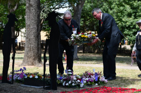 A number of wreaths were laid as part of the event.