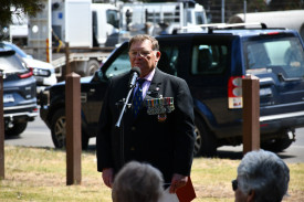 Roy ‘Shady’ Lane made a sombering speech.