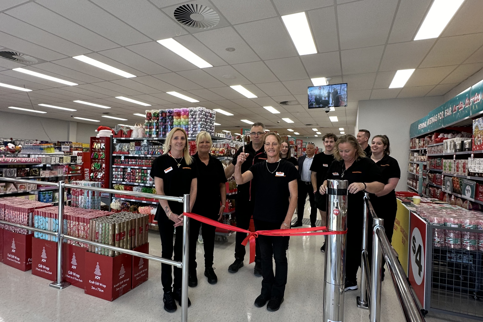 The Reject Shop Maryborough opened its doors to the public yesterday. Photo: Supplied.