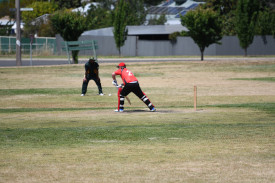 David Coomber provided some resistance for Carisbrook late in their innings.
