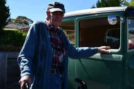 Frank Saligari was among the many residents who enjoyed the display.