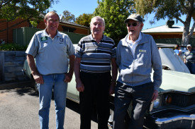 Trevor Tonkin, Neil Mark and Joe Chapman had a wheel-y great time at the event.