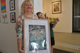 Creativity and art runs in the family for Melanie Barnes and her granddaughter Layla Donnelly.