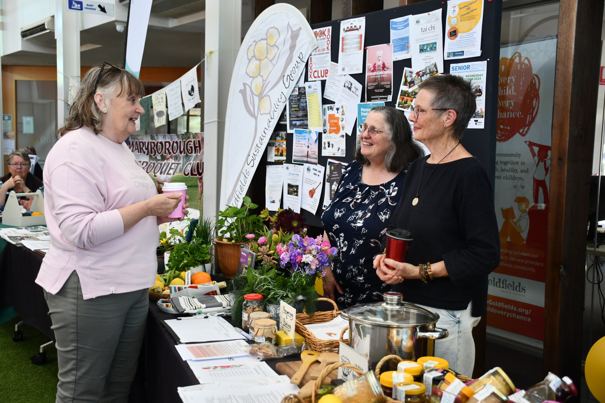 The Senior Expo was a well-attended affair, with hundreds flocking to the library on Wednesday.