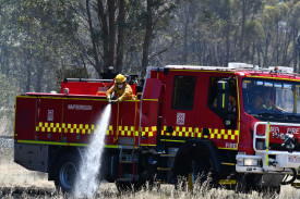 Frantic scenes of fierce flames and high-pressure hoses were seen along Moonlight Road on Tuesday and Wednesday.