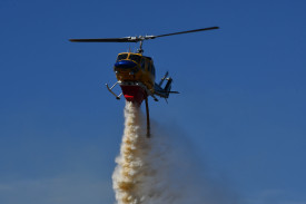 A helicopter attack assisted efforts in Havelock.