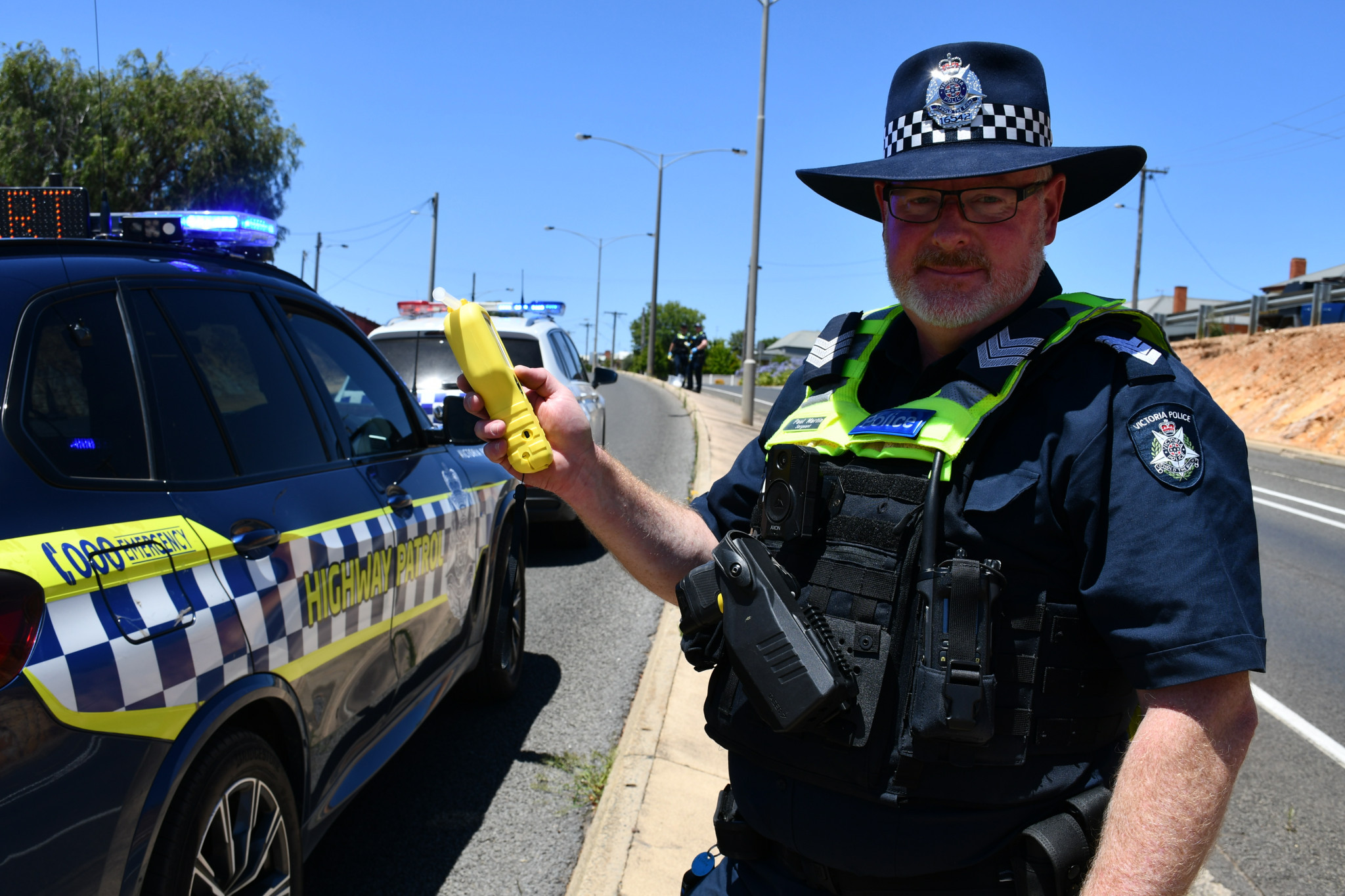 Central Goldfields Highway Patrol Sergeant Paul Martin is urging locals to be safe on the roads this Christmas and New Years, particularly when it comes to mixing alcohol and driving.