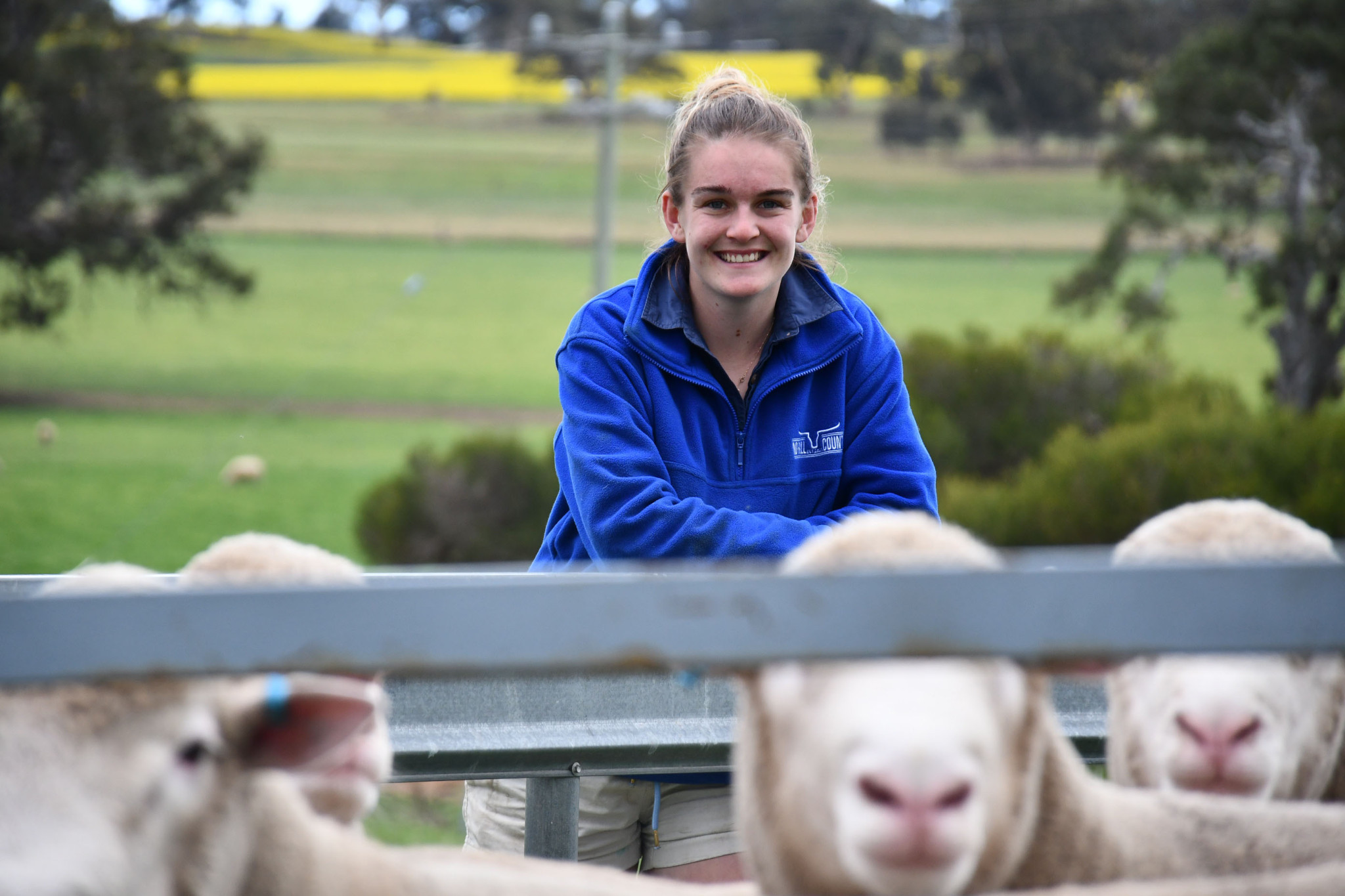 SEPTEMBER: Charlotte Cain receives a scholarship for her agricultural studies.