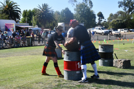The strongmen and women events were again a crowd pleaser, particularly the atlas stones event.