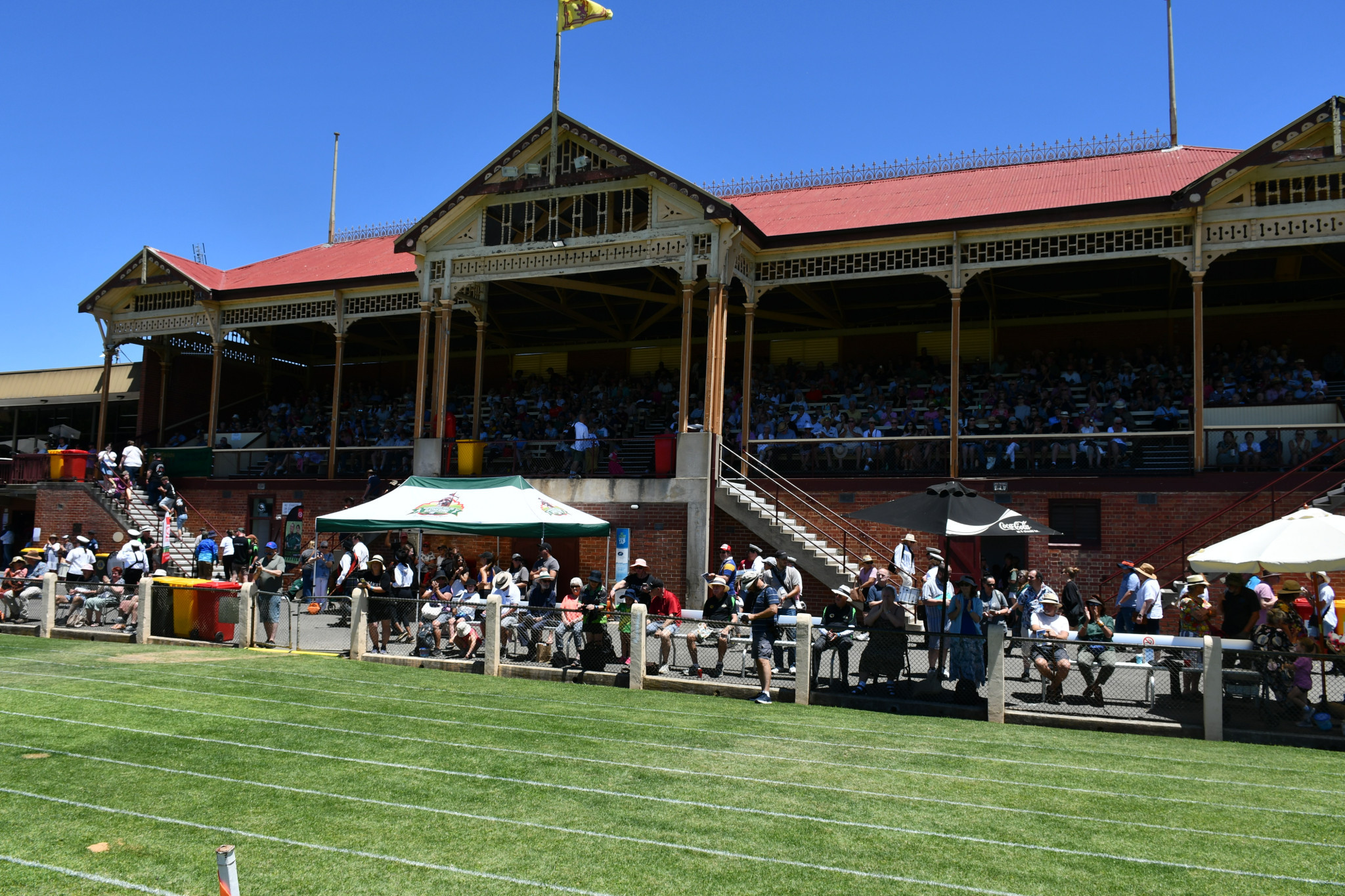 The iconic Princes Park Grandstand remained packed throughout the Gathering.