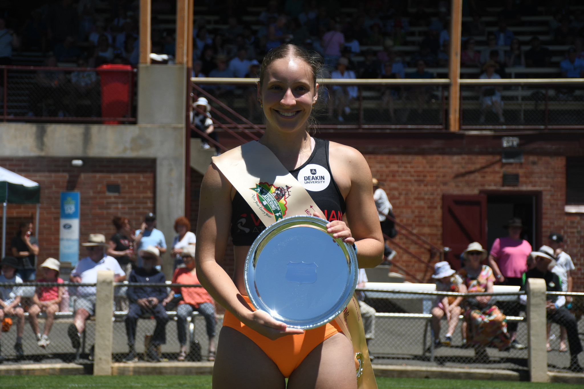 It took Lavinia Male less than nine seconds to take home the 70 metre Women’s title.