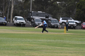 Aanya Siingh played some aggressive shots on her way to making 73.