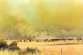 Looking to the Clunes side of Talbot near where the old Phelan mansion was located.