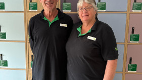 Siblings mark 45 years at Woolworths