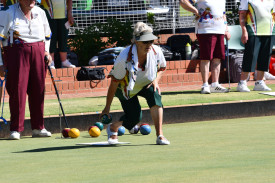Lynette Crawley rolls for Highland Gold.