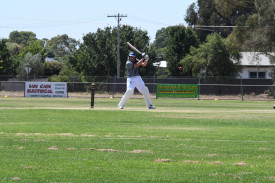 Lachlan Roche grabbing some handy runs for the MDCA.